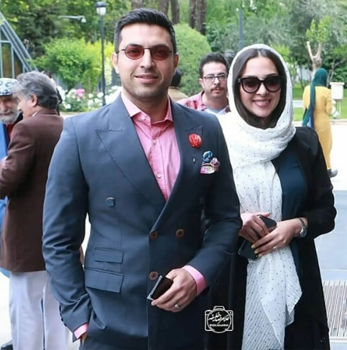 اشکان خطیبی و همسرش آناهیتا درگاهی
