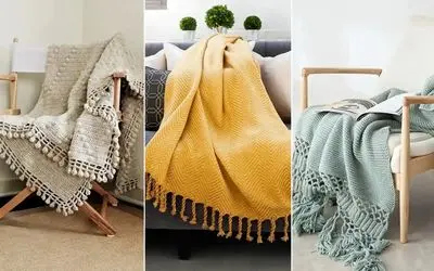 مدل های شال مبل شیک؛ ایده هایی برای دکوراسیون گرم و دلنشین با رنگ های آرامش بخش