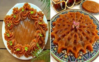 طرز تهیه حلوا با شیر خشک قنادی / حلوای مجلسی خوشمزه با بهترین دستور