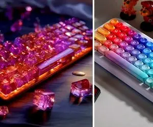 طرح های کیبورد فانتزی و خاص رنگی برای داشتن سیستم شخصی / نورپردازی زیبا و عملکرد باهم