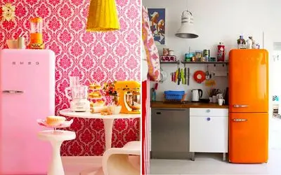 یخچال رنگی مناسب کدوم آشپزخونه است؟/ یخچال سفید دیگه خز شده از این رنگیا بخر