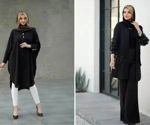 مانتوی مشکیُ با شلوار چه رنگی ست کنیم؟