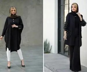 مانتوی مشکیُ با شلوار چه رنگی ست کنیم؟