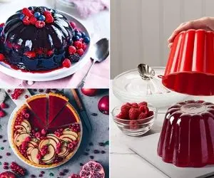 طرز تهیه یه ژله دلبر و شیک مخصوص شب یلدا؛ با فوت و فن جدا کردن از قالب