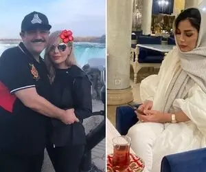 وقتی زنِ مهران غفوریان با رفیق باحالش زده به دل خیابون و آهنگ میخونن؛ چه مدلینگ تیپه!