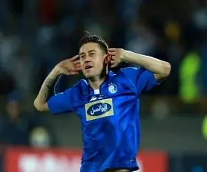 (عکس) بهترین خارجی تاریخ لیگ، قهرمانی استقلال را تبریک گفت