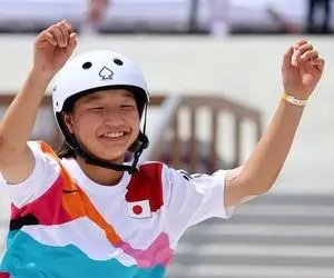 (عکس) مومیجی نیشیا قهرمان 13 ساله المپیک 2020 ژاپن