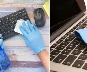 همه جای سیستم و لپ تاپ رو برق میندازی جز کیبورد؟ / شگردای تمیز کردن آشغالای تو کیبورد