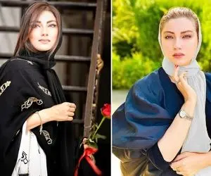 مانتو زیادی بلند محیا دهقانی الانه که زمینو جارو کنه؛ بازیگر ساده نجلا دکمه رو ندوست!