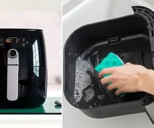 نحوه تمیز کردن سرخ کن هواپز / چطوری سرخ کن بدون روغن رو برق بندازیم؟