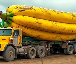 محصولات کشاورزی غول پیکر؛ با تکنولوژی موز و سیب زمینی برداشت میکنن هر کدوم 100 کیلو