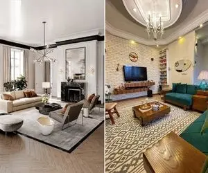 بهترین جای مبل و تلوزیون در پذیرایی/ یه جور بچین فک کنن پول دادی دیزاینر کار خودت نیس