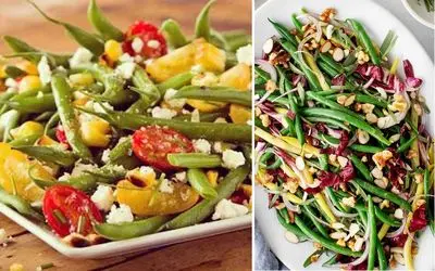 طرز تهیه سالاد لوبیا سبز / یه سالاد ساده و خوشمزه که راحت و سریع آماده میشه