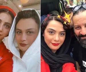 تیپ آنچنانی مارال فرجاد با خواهرش که خارجکی شدن؛ دیگه نمیشه تشخیصشون داد انقدر شبیهن!
