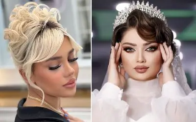 ایده های مدل شینیون جلو مو؛ سبک های کلاسیک و فانتزی دلنشین برای موهای بلوند و مشکی