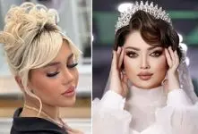 ایده های مدل شینیون جلو مو؛ سبک های کلاسیک و فانتزی دلنشین برای موهای بلوند و مشکی