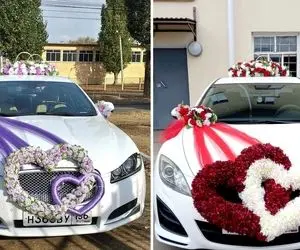 ایده های طراحی و دیزاین ماشین عروس / مدل گل چی خوبه و چجوری گل بزنی خوشگلتره هم گفتم