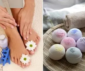 پدیکور پا در خانه / یه عالمه پول آرایشگاه میدی آخرم اینو نمیزنن پات که صاف شه هی میری