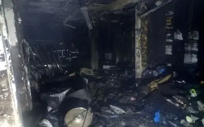 آتش‌سوزی در سنندج؛ ۲۰ مغازه طعمه حریق شدند