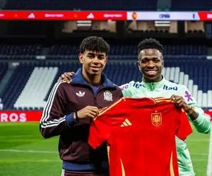 (عکس) حمایت قاطع وینیسیوس از سه بازیکن بارسلونا