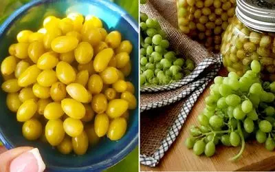 طرز تهیه ترشی غوره به روش اصیل / به همراه فوت و فن های جلوگیری از کپک زدن