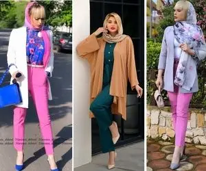 اگه از مشکی خسته شدی و میخوای با مانتوی رنگی خوشتیپ باشی بدو بیا؛ کلی مدل اینجاس