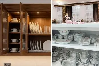 مرتب سازی و تزیین ظروف شکستنی داخل کابینت؛ شش قدم از ابتدای چینش تا دونه آخر پیاله