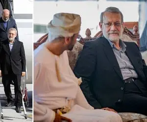 علی لاریجانی به عمان رفت تا پاسخ ایران به شروط امریکا را منتقل کند؟