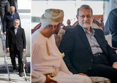 علی لاریجانی به عمان رفت تا پاسخ ایران به شروط امریکا را منتقل کند؟
