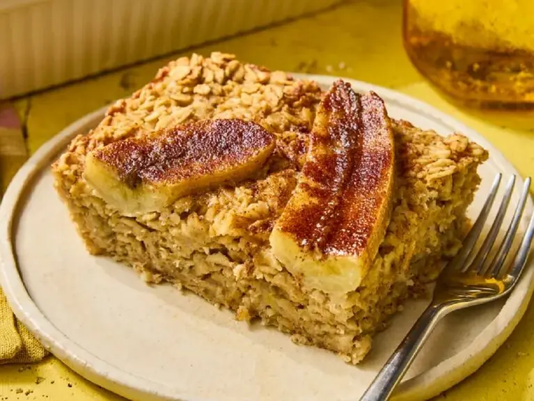 یک دسر خوشمزه و رژیمی با موز و جوی دوسر پرک