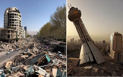 به بهانه زمین لرزه امروز تهران؛ فردای زلزله 7 ریشتری تهران از نگاه هوش مصنوعی