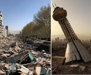 به بهانه زمین لرزه امروز تهران؛ فردای زلزله 7 ریشتری تهران از نگاه هوش مصنوعی