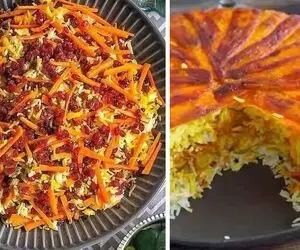 یه دستور عالی و متفاوت برای تهیه هویج پلو / اینجوری قالبی درست کن از مزش لذت ببر