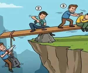 بازی فکری؛ اگه کینگ باهوشایی بگو کدوم یک از مردا از همه احمق تره