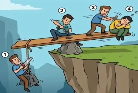 بازی فکری؛ اگه کینگ باهوشایی بگو کدوم یک از مردا از همه احمق تره