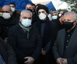 (عکس) دختر علی پروین در مراسم تشییع جنازه علی انصاریان