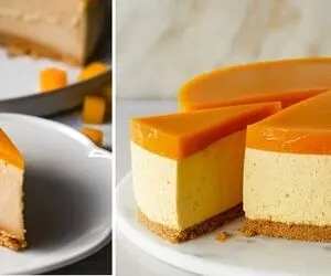 طرز تهیه چیز کیک انبه؛ ایشون به شدت خوشتیپ تشریف دارن یه موقع ازش غافل نشیدا