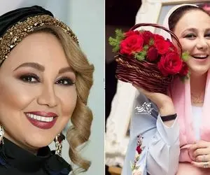 فخر فروشی بهنوش بختیاری با کیک آب طلا!