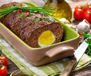 آموزش آشپزی؛ نان گوشتی لذیذ و خوش طعم