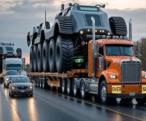 جابه جایی جانکاه؛ حرکات تپنده سنگین ترین ماشین آلات صنعتی جهان