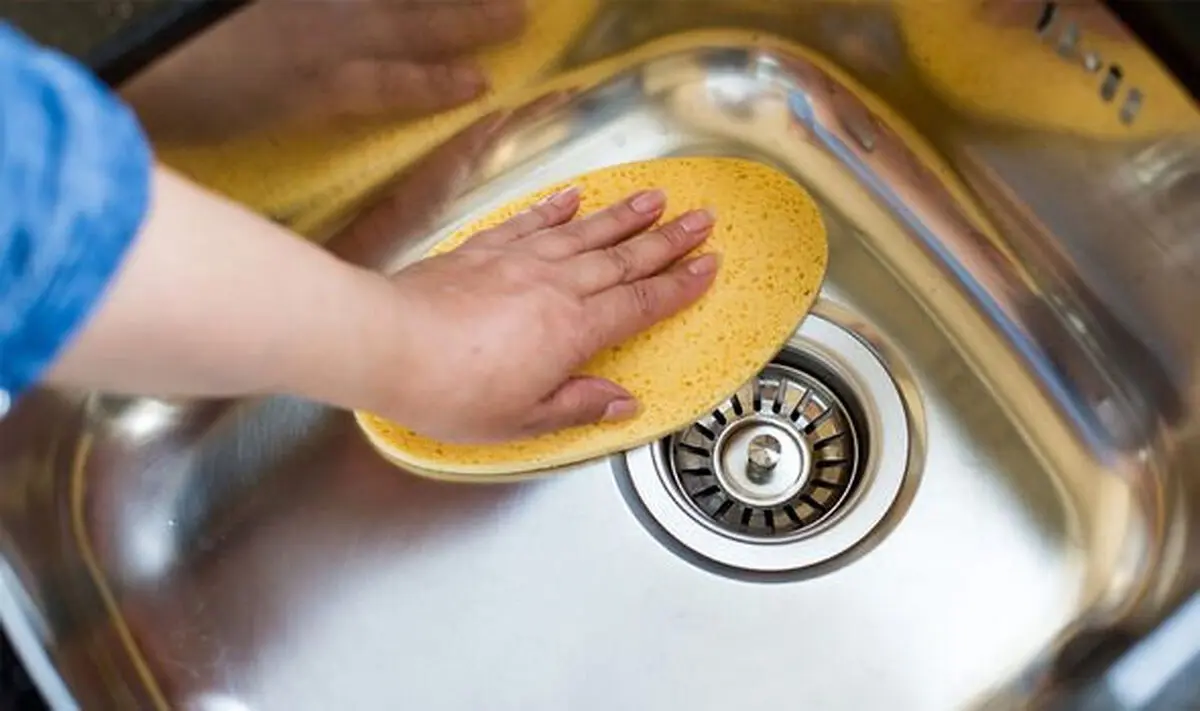 تمیز کردن سینک استیل و چینی