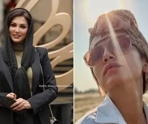 سمیرا حسینی با یه تُن میکاپ و گیس های خیاری رو کم میکنه ناجور؛ فاز سنگینت چند خانوووم!