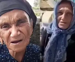 آواز محلی؛ مادر بزرگ پیر عشایری چین و چروک همه صورت ماهشو گرفته ولی صداش وای از صداش