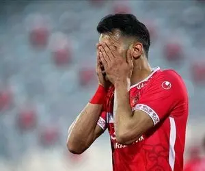 مهاجم پرسپولیس حتی دربی را هم از دست داد!