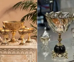 جدیدترین ظروف آجیل خورری/ بیا دل بکن از ظرفای قدیمیت برا عید نوشون کن اینا خیلی شیکن