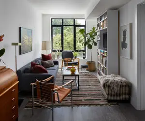 چیدمان خونه دراز و باریک رو یاد بگیر و بزن تو کار دیزاین؛ هر خونه ای میتونه شیک باشه