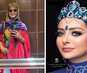 وقتی نفیسه روشن سر تا پاشو با ماشین خارجیش جهت فخر ست میکنه / فسقلی نمکی که دلشو برد