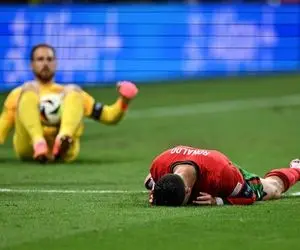 آمار فاجعه رونالدو در یورو 2024