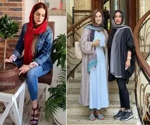 وقتی خواهر شقایق دهقان کپشه ولی یه رنگ دیگه؛ خانم با سفره خونشون چه مانتو شیکولی ساخت!