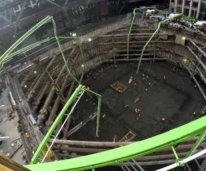 آسمان خراش دیلاق؛ ببینید فونداسیون بلندترین ساختمان دنیا که خودش یه برج هست زیر زمین